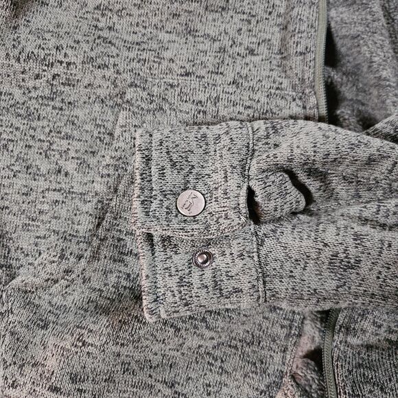 Men's size medium Mack Russo green full zip fleece sweater - Picture 6 of 10